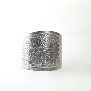 Mexican silver cuff bracelet